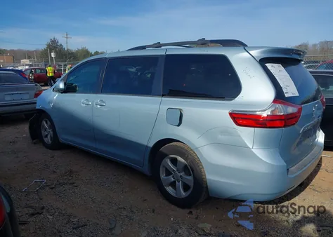 2015 Toyota Sienna Le 8 Passenger из США, поврежденный, VIN 5TDKK3DC1FS550015
